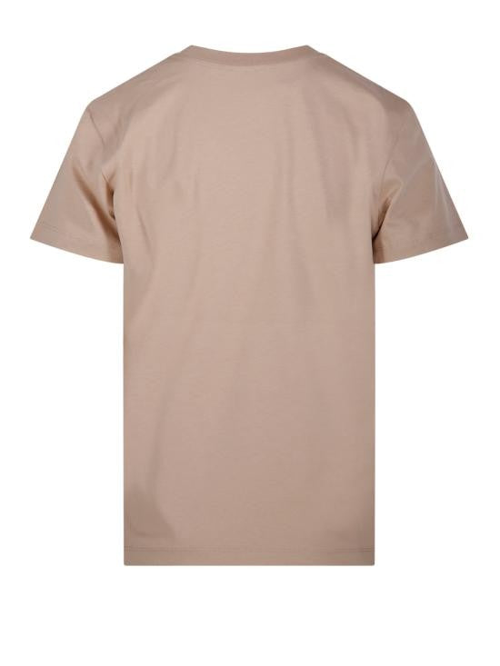 Moncler Embroidered Logo Cotton T-Shirt With Relaxed Fit