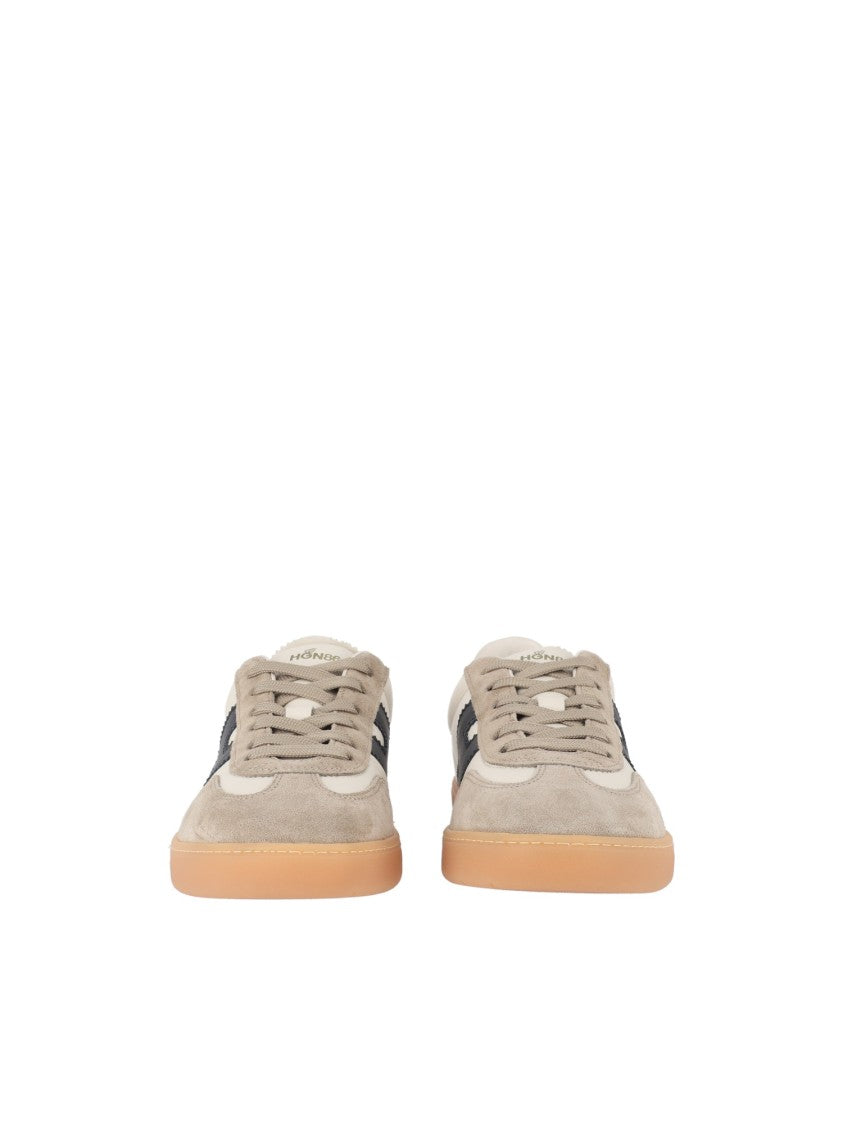 Hogan Cool Calfskin Suede Low-Top Sneakers