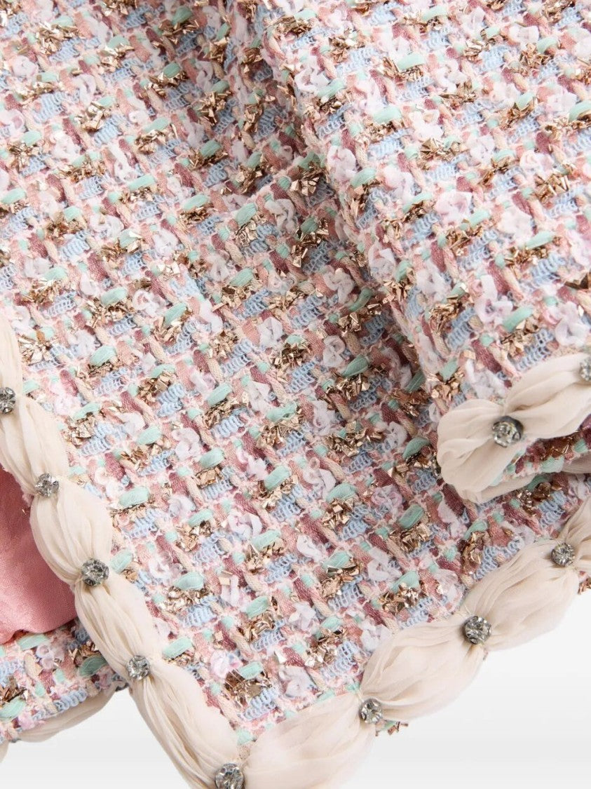 Valentino Textured Pastel Embroidered Jacket