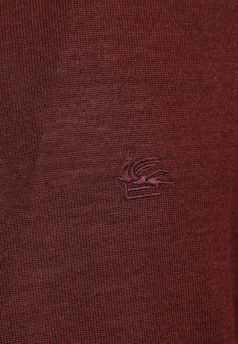 Etro Refined Crewneck Sweater In Premium Wool-Silk Blend
