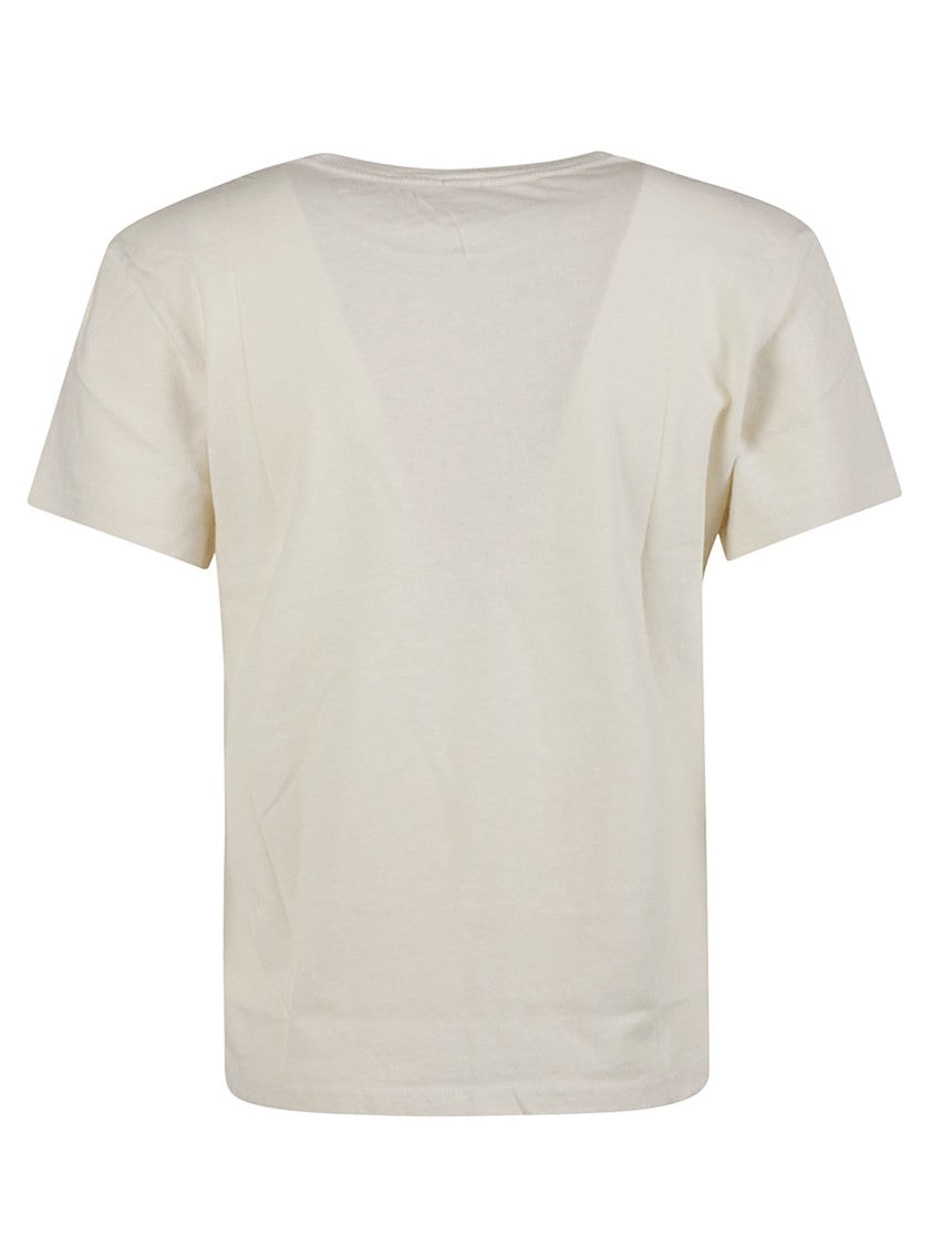 Redone Classic Love Rainbow Cropped Graphic Cotton T-Shirt