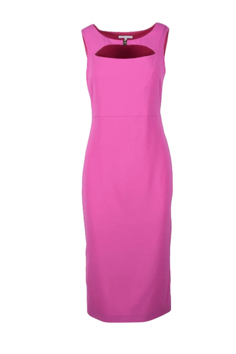 Patrizia Pepe Fuchsia Polyester Stretch Dress
