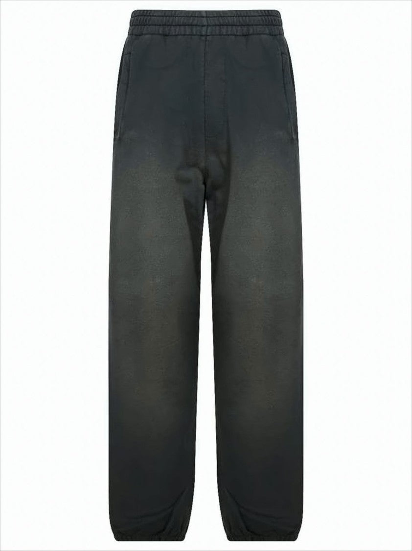 Golden Goose Vintage-Style Black Jogger Pants With Elastic Waistband