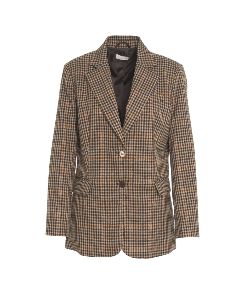 Liu Jo Plaid Blazer