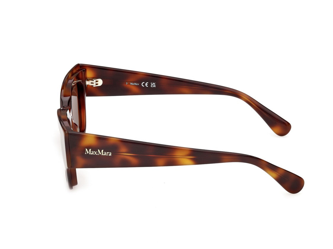 Max Mara Mm0211 Oversized Tortoiseshell Square Sunglasses