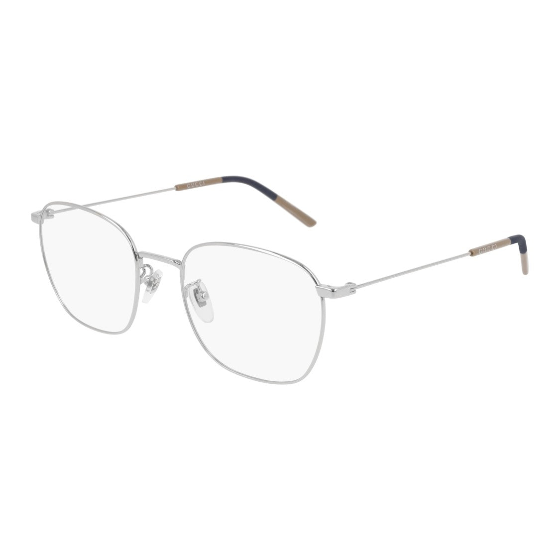 Gucci Gg0681o Thin Metal Square Eyeglasses