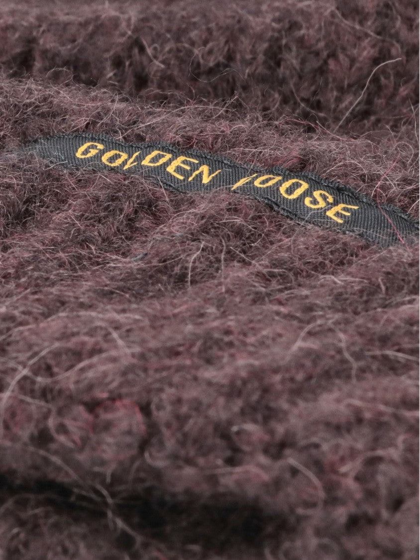 Golden Goose Brown Alpaca-Blend Knit Beanie