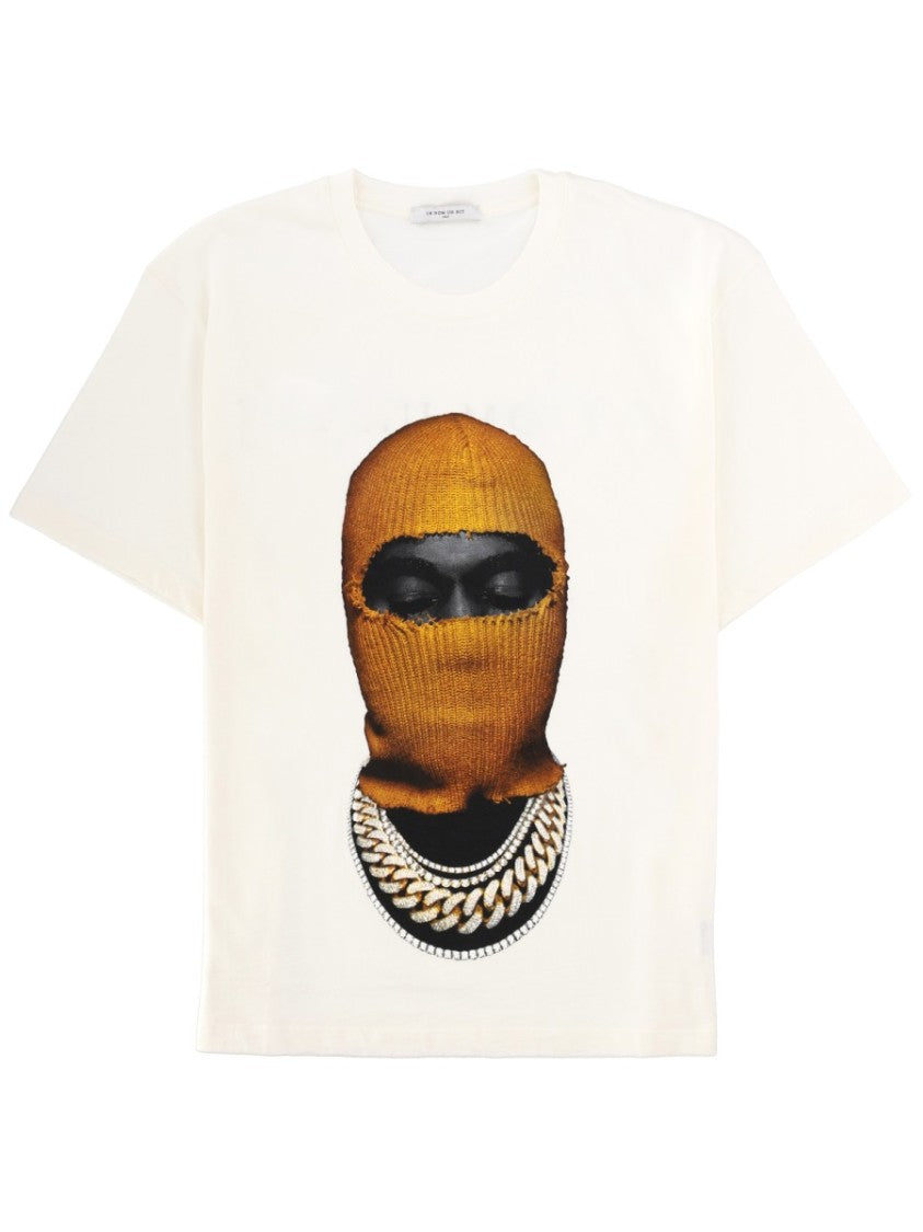 Ih Nom Uh Nit Off-White Balaclava Chains Graphic T-Shirt