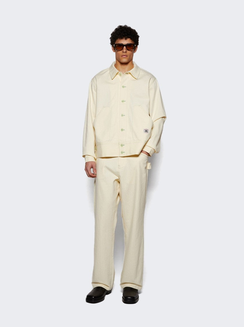 Bode Greenskeeper Knolly Brook Trousers Ivory
