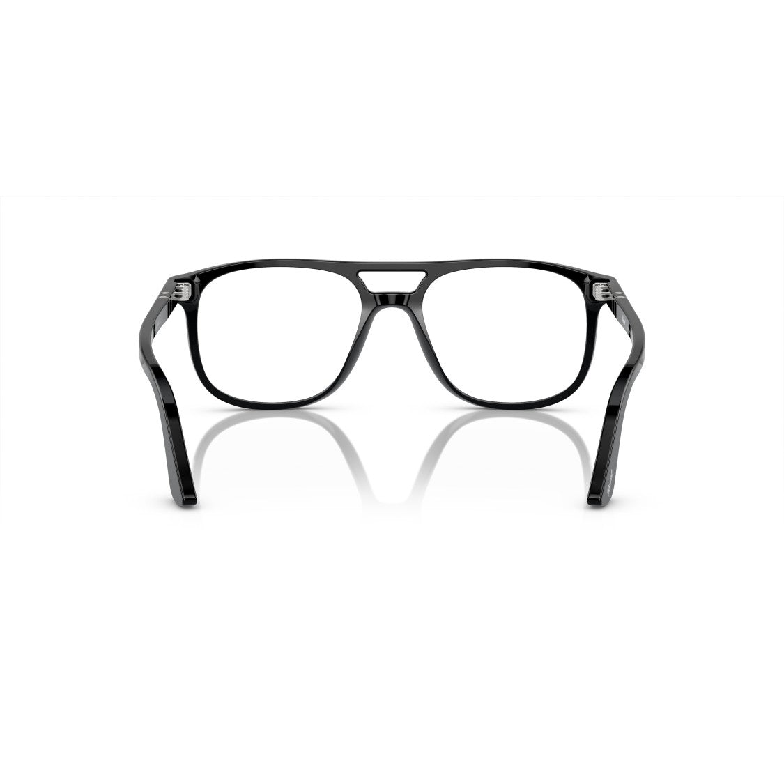 Persol 0Po3329v Bold Rectangular Eyeglasses With Double Bridge Design