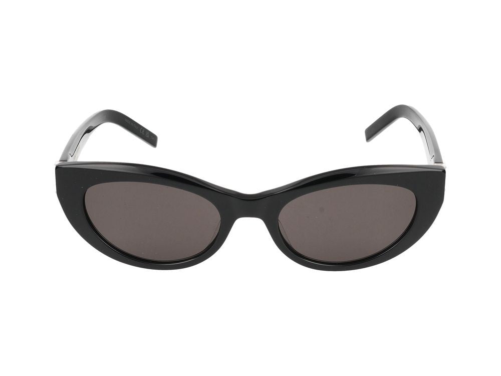 Saint Laurent Black Cat-Eye Acetate Sunglasses