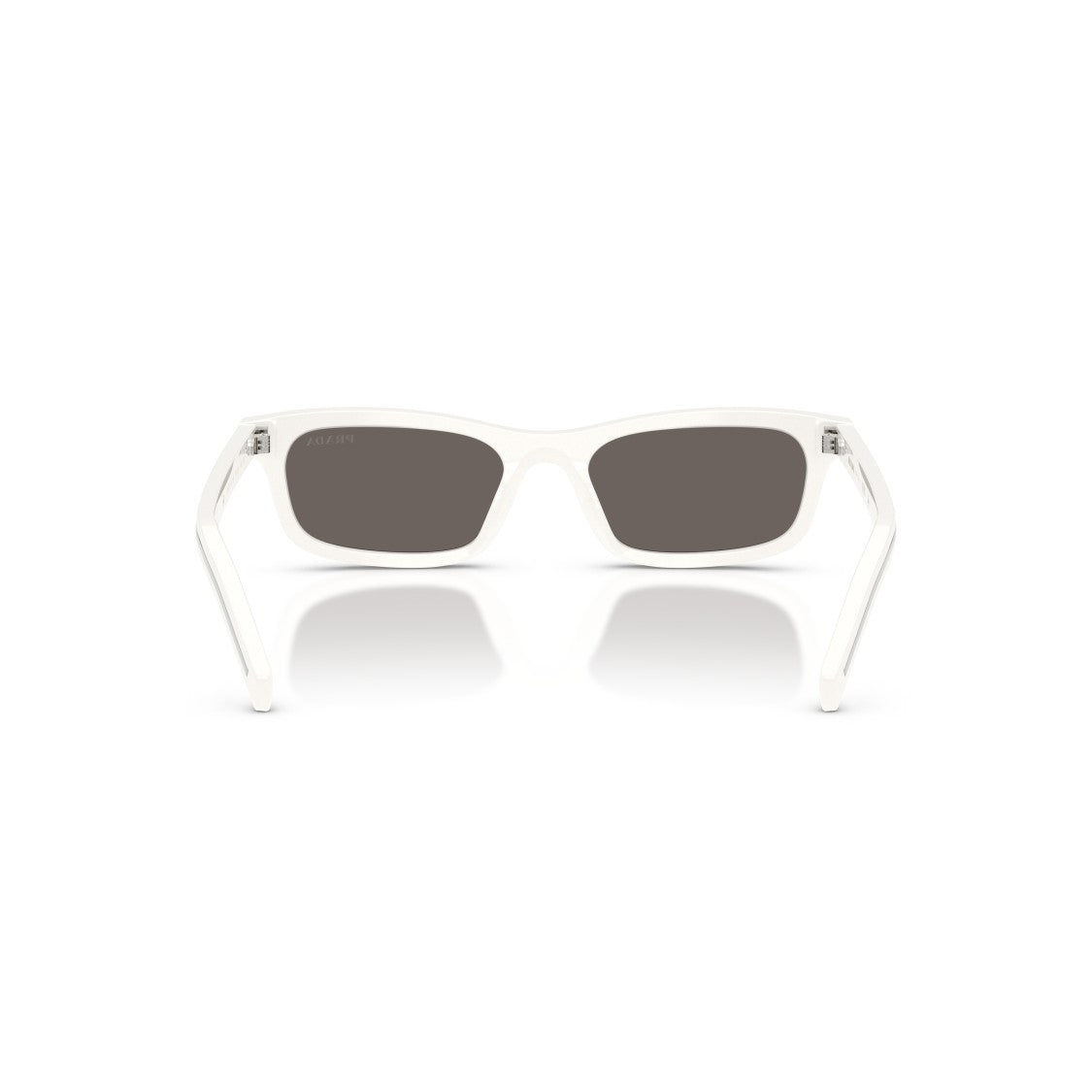 Prada 0Pr D05s Glossy White Acetate Sunglasses