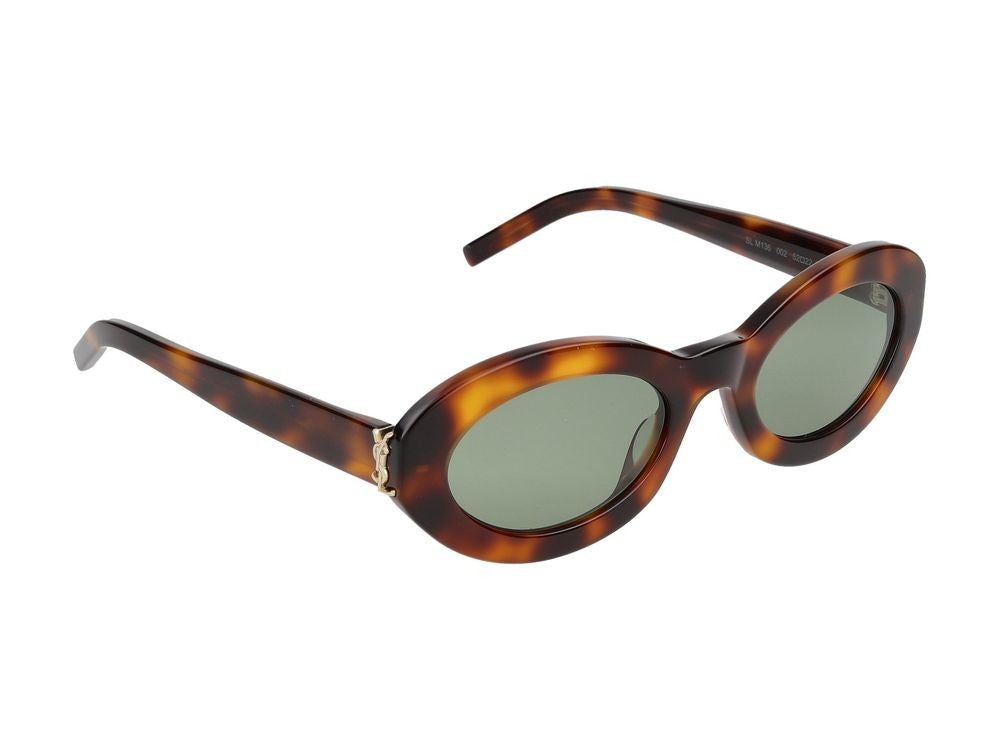 Saint Laurent Sunglasses Sl M136 002 Havana Havana Green 52/22/140