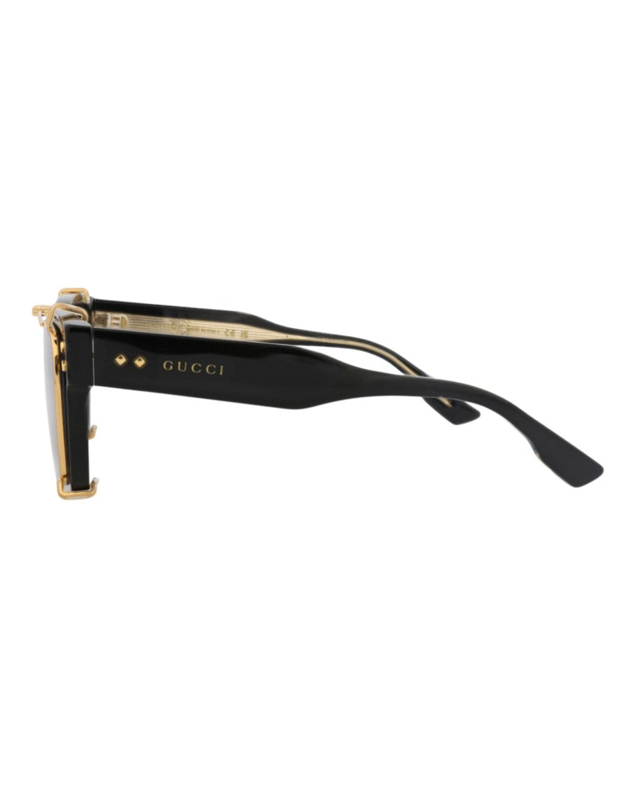 Gucci Bold Square-Frame Sunglasses With Recycled Acetate Design