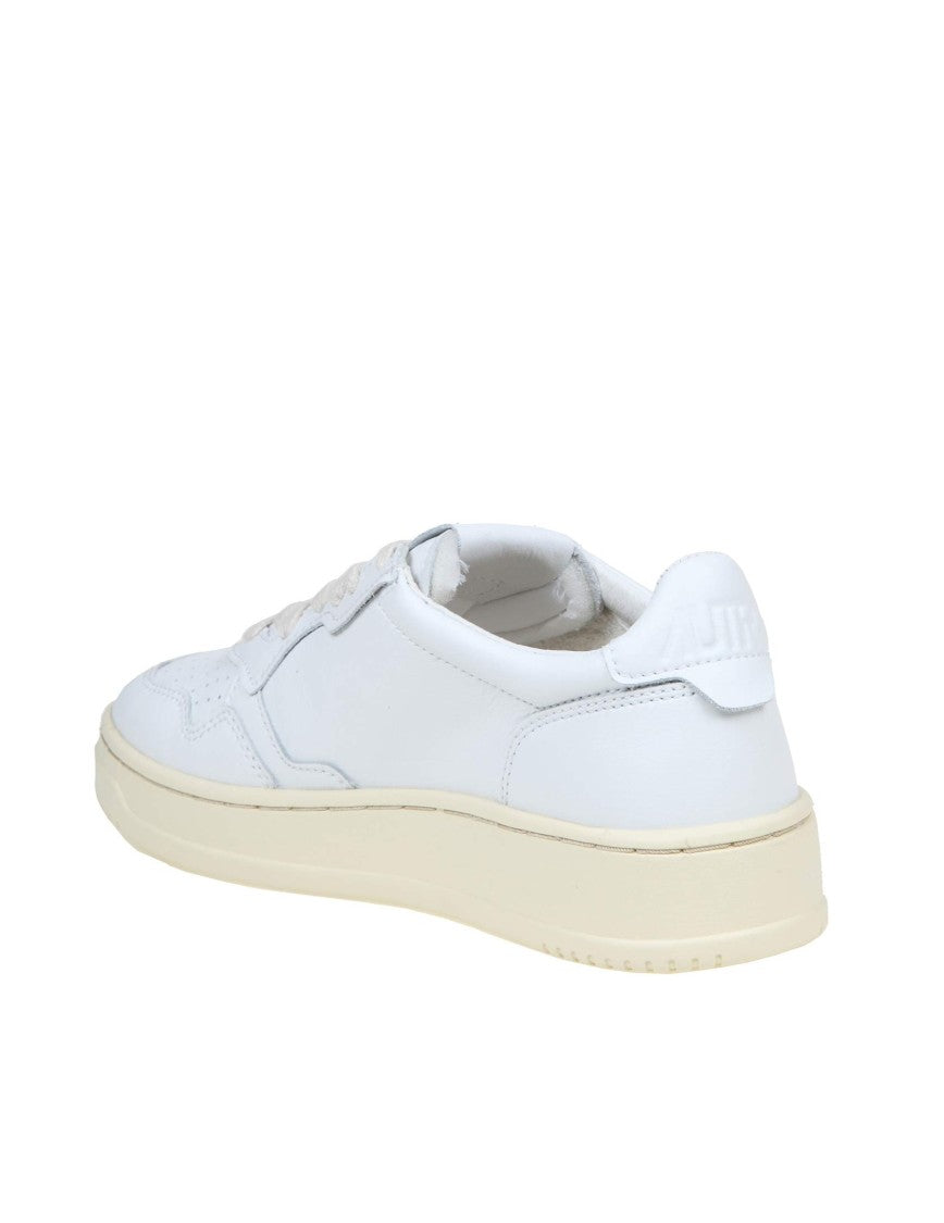 Autry White Leather Sneakers