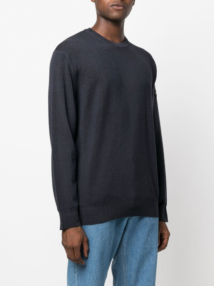Paul & Shark Classic Merino Wool Crewneck Sweater