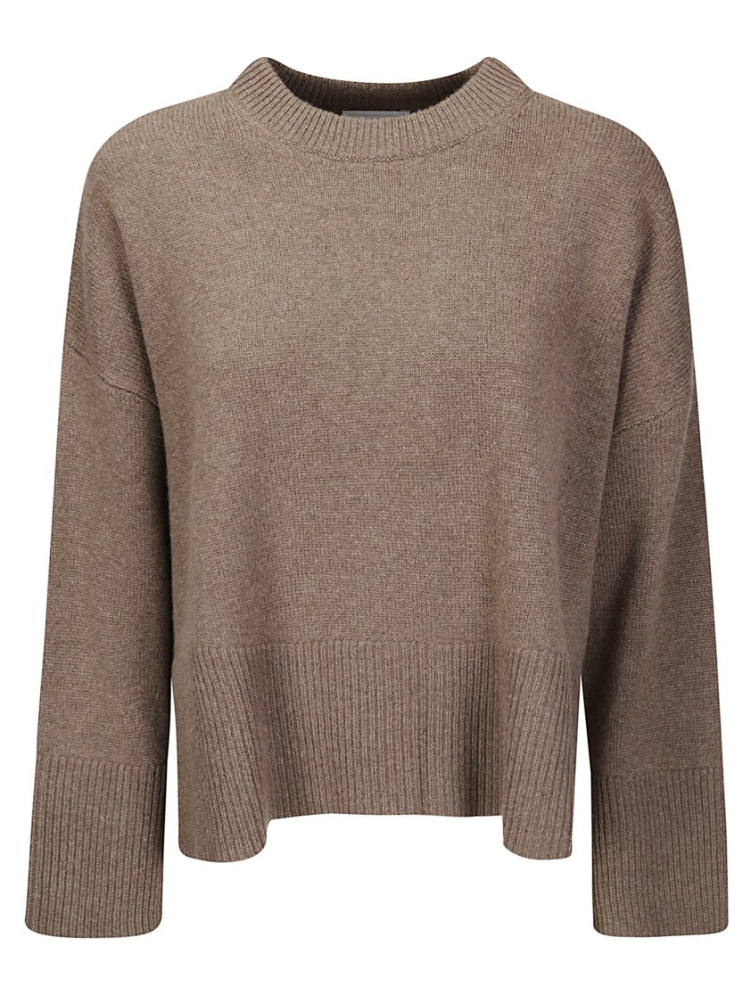 Be You Short-Fit Soft Cashmere Sweater With Diamond Pattern