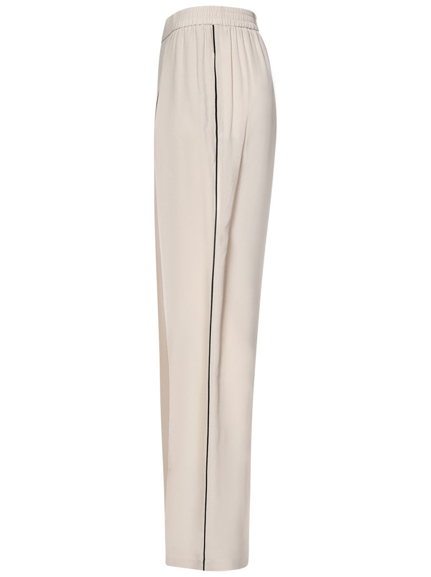 N°21 Blush Pink Satin Pyjama-Style Trousers