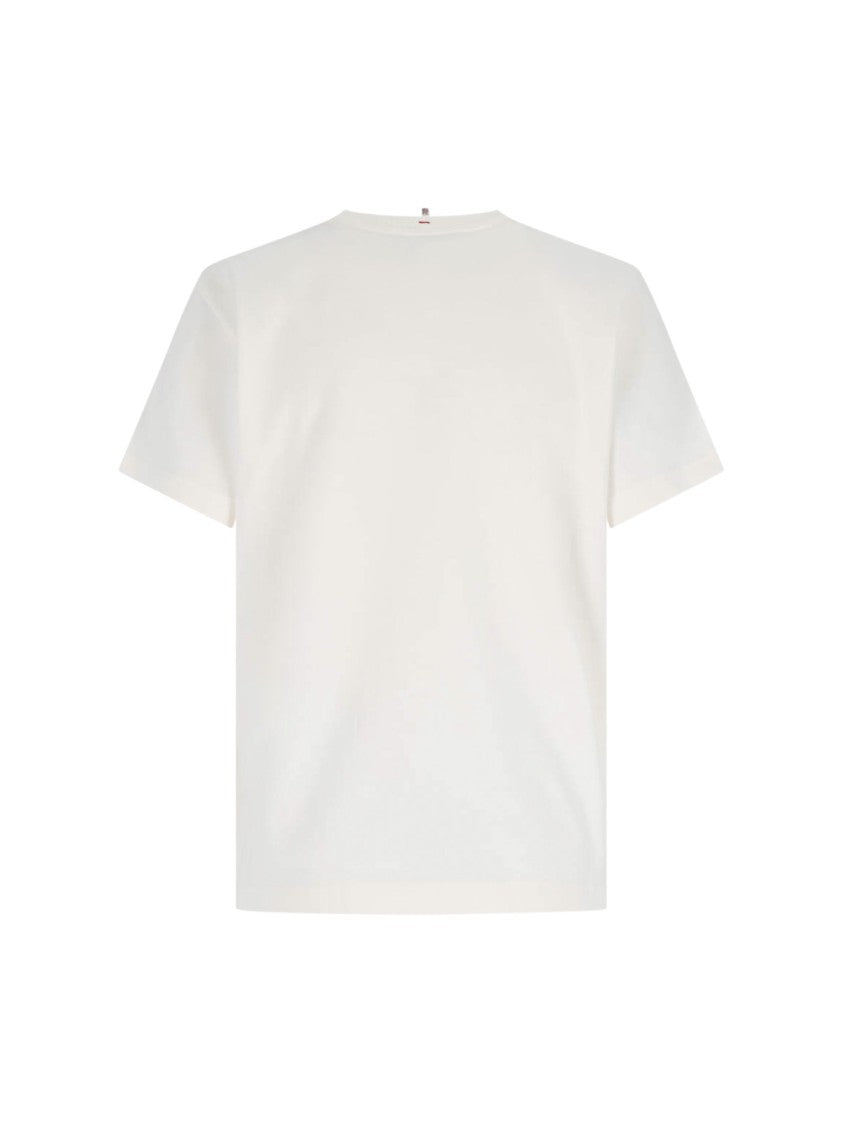 Moncler Grenoble Logo T-Shirt, In White Cotton