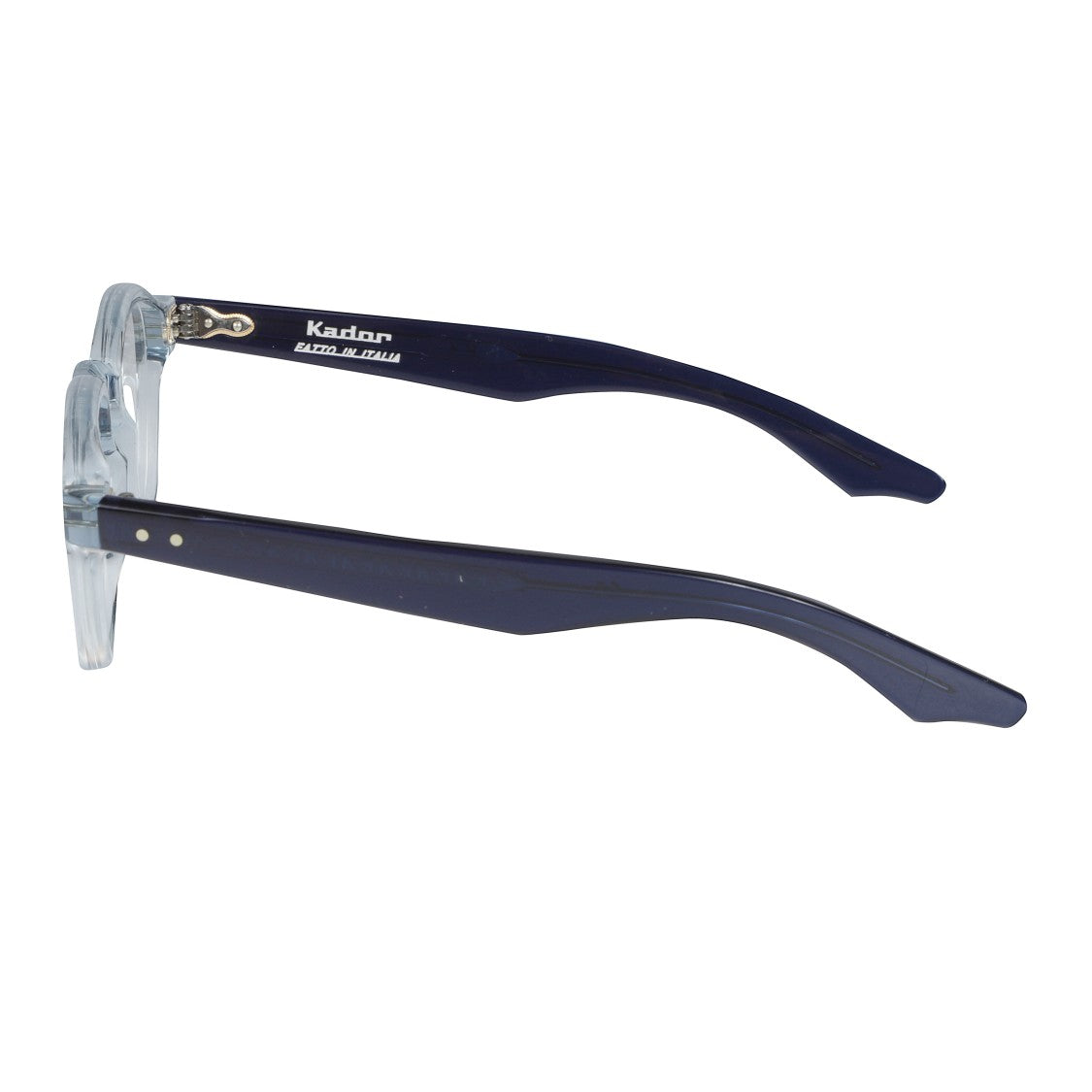 Kador K-Master Transparent Light Blue Sunglasses With Dark Blue Temples