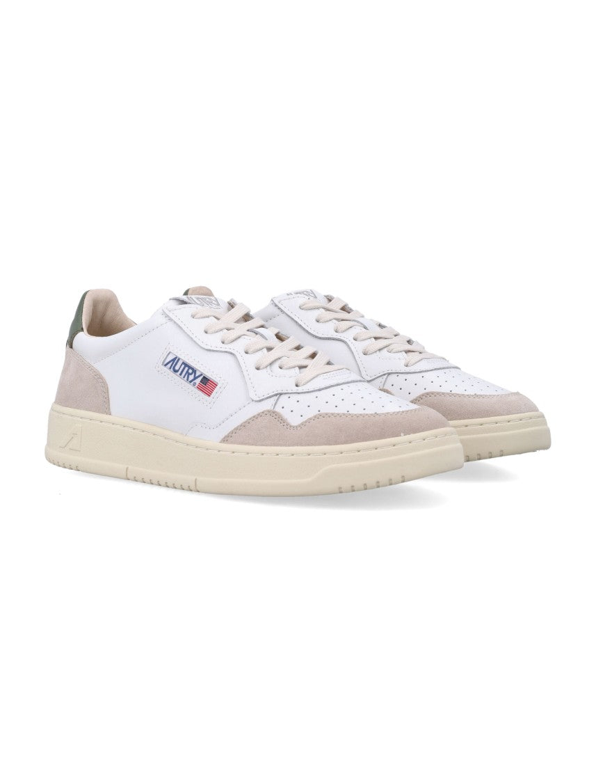 Autry Low-Top Sneakers With Perforated Detailing And Suede Overlays