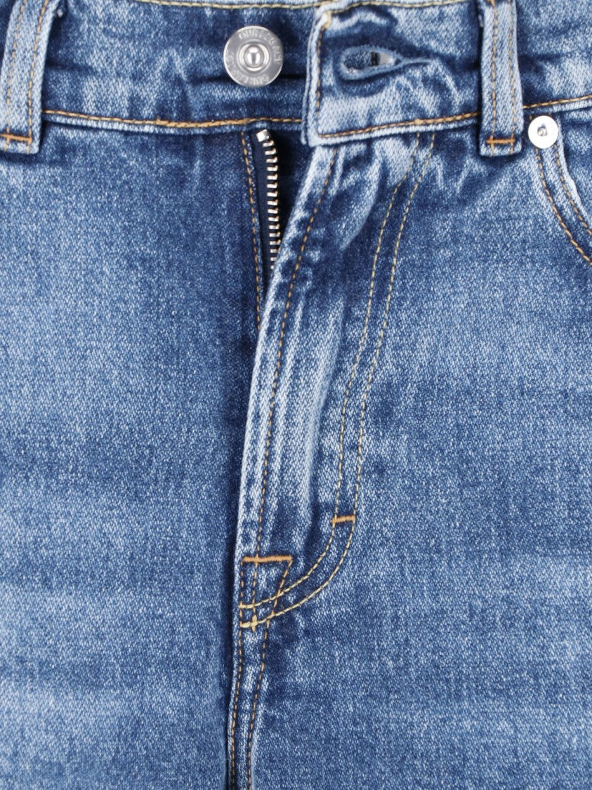 Our Legacy Blue Wide-Leg Faded Denim Jeans