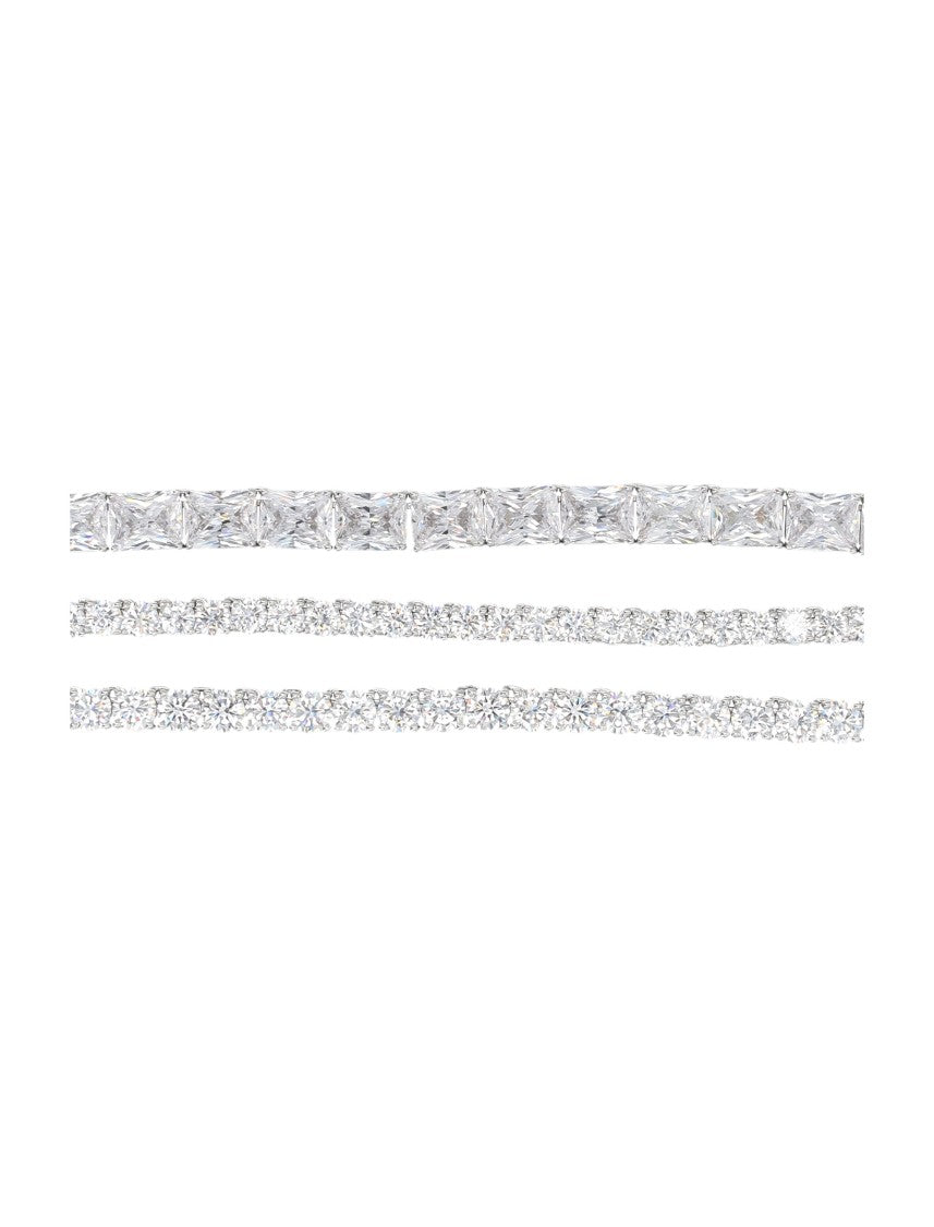 Self-Portrait Multi-Strand Crystal Choker With Diamanté Embellishments
