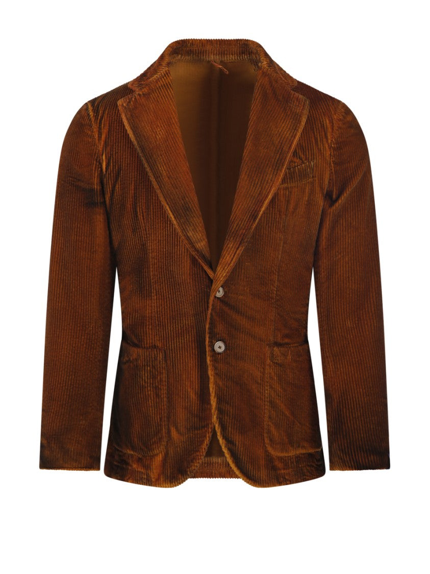 Santaniello Rich Textured Corduroy Blazer