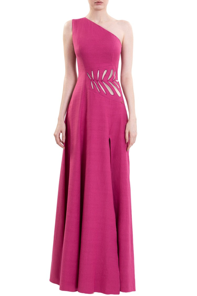 Saiid Kobeisy One Shoulder Cut-Out Dress