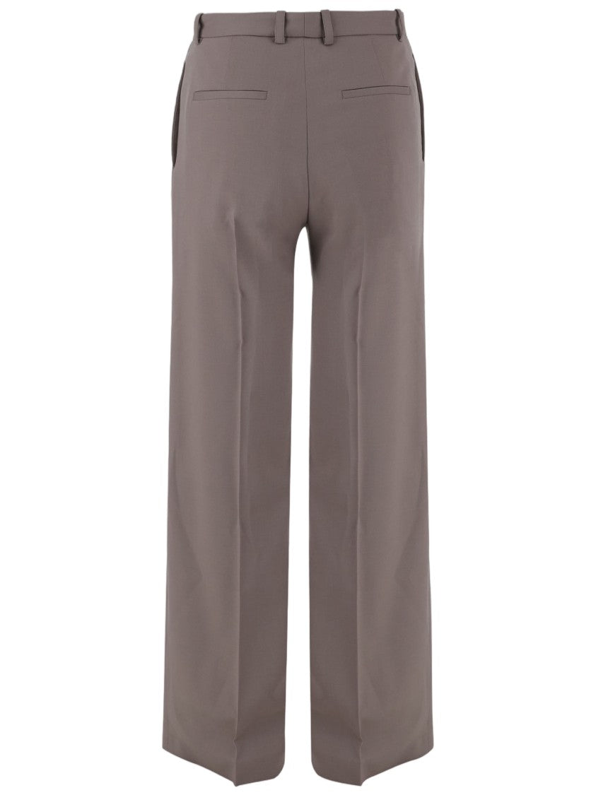 Jil Sander Straight-Leg Tailored Pants With Seam Details