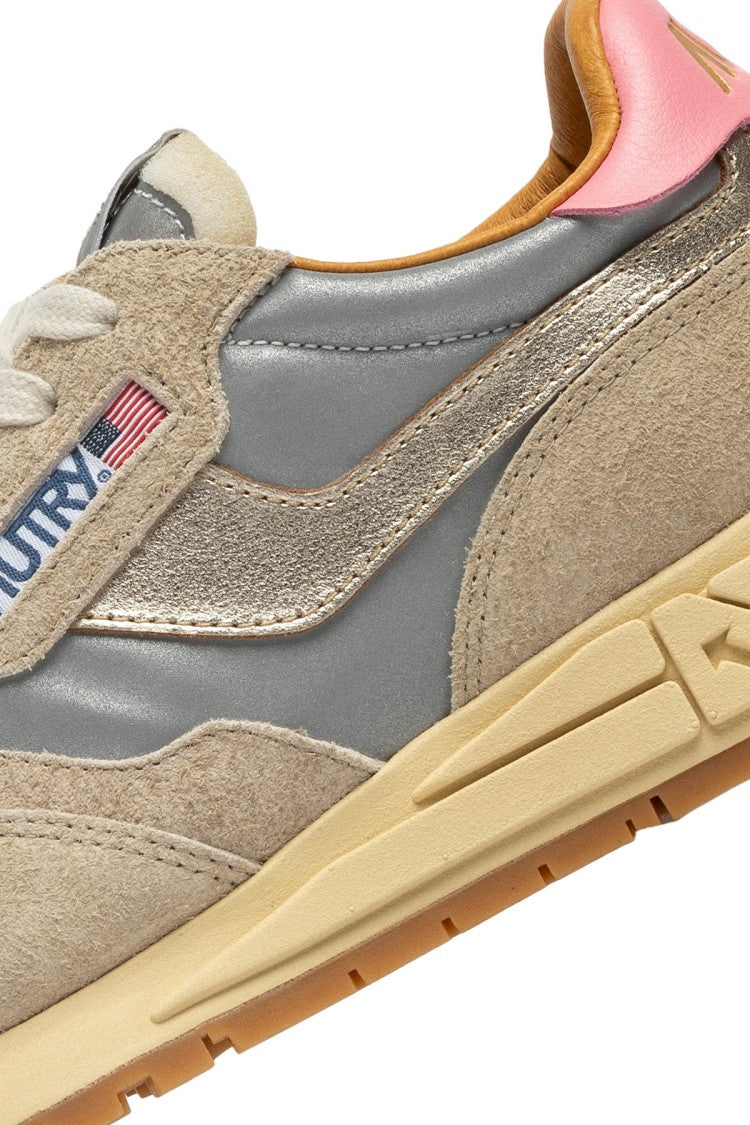 Autry Reelwind Suede Mesh Sneakers