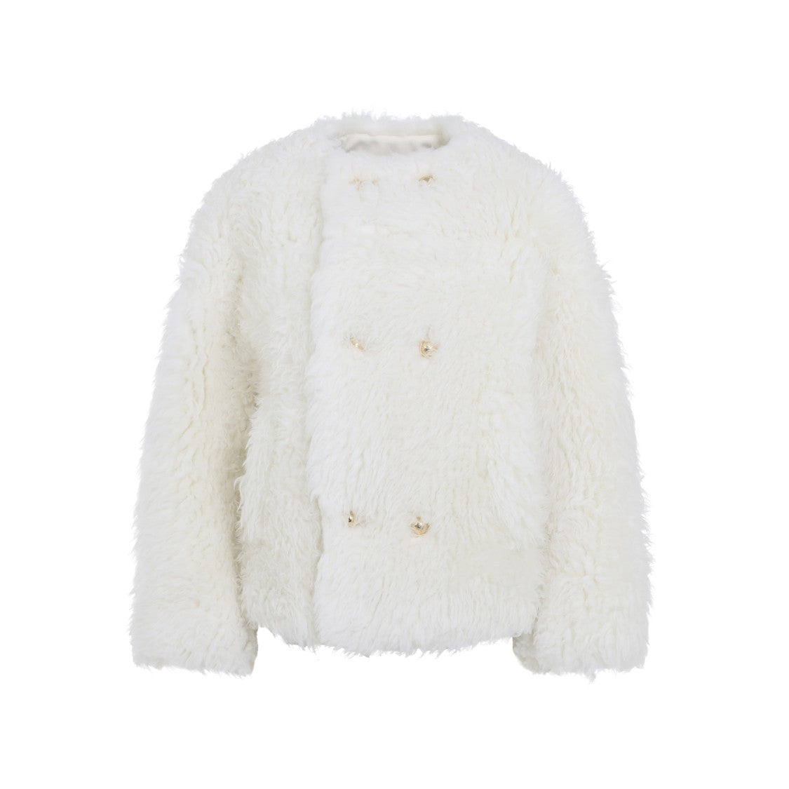 Celine Textured Double-Breasted Wool Coat
