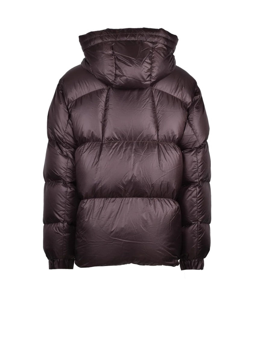 Goldwin Down Jacket With Puffy Quilted Design And High Collar