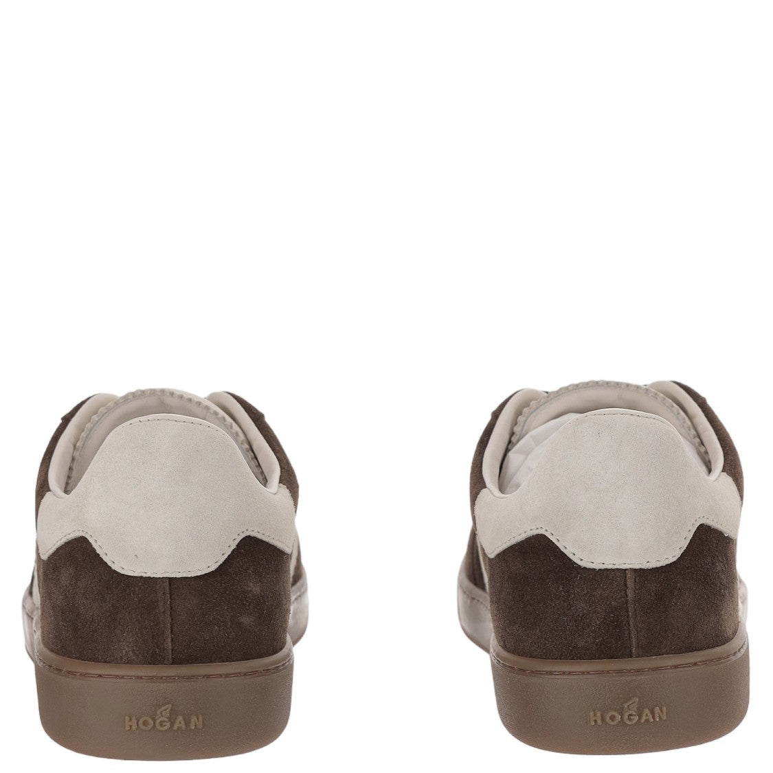 Hogan Low-Top Suede Sneakers With Nappa Leather Details
