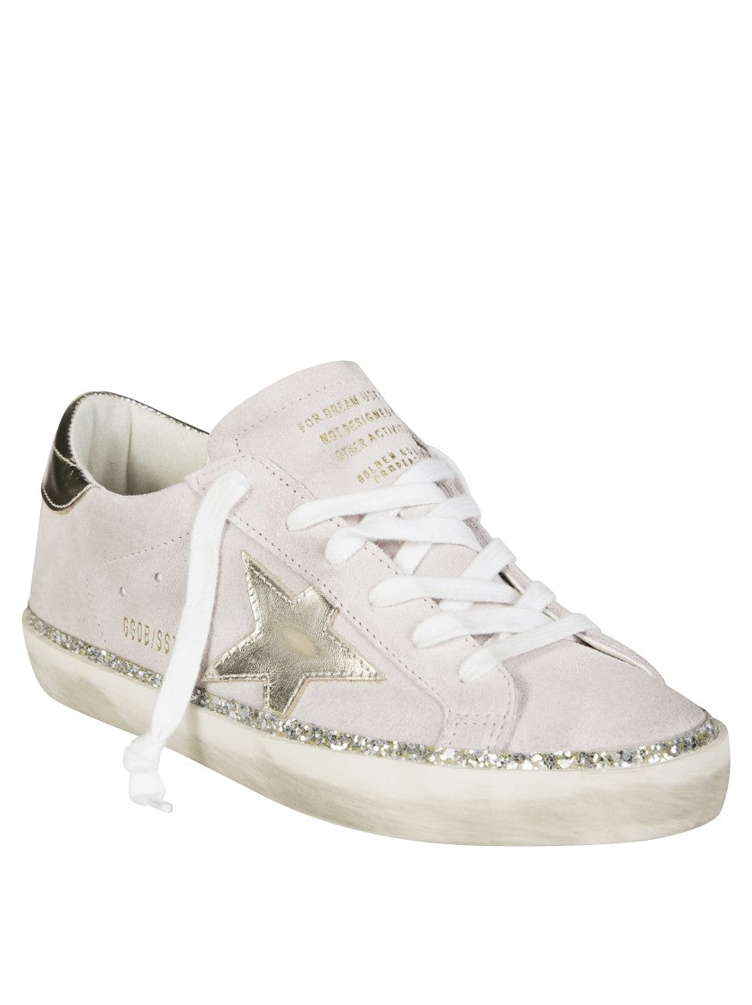 Golden Goose Superstar Suede Upper Laminated Star Sneakers