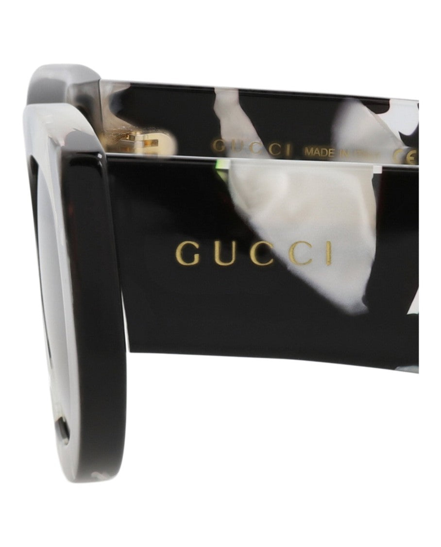 Gucci Round-Frame Recycled Acetate Sunglasses