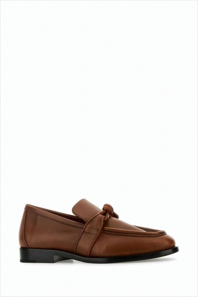 Bottega Veneta Brown Calf Leather Loafers
