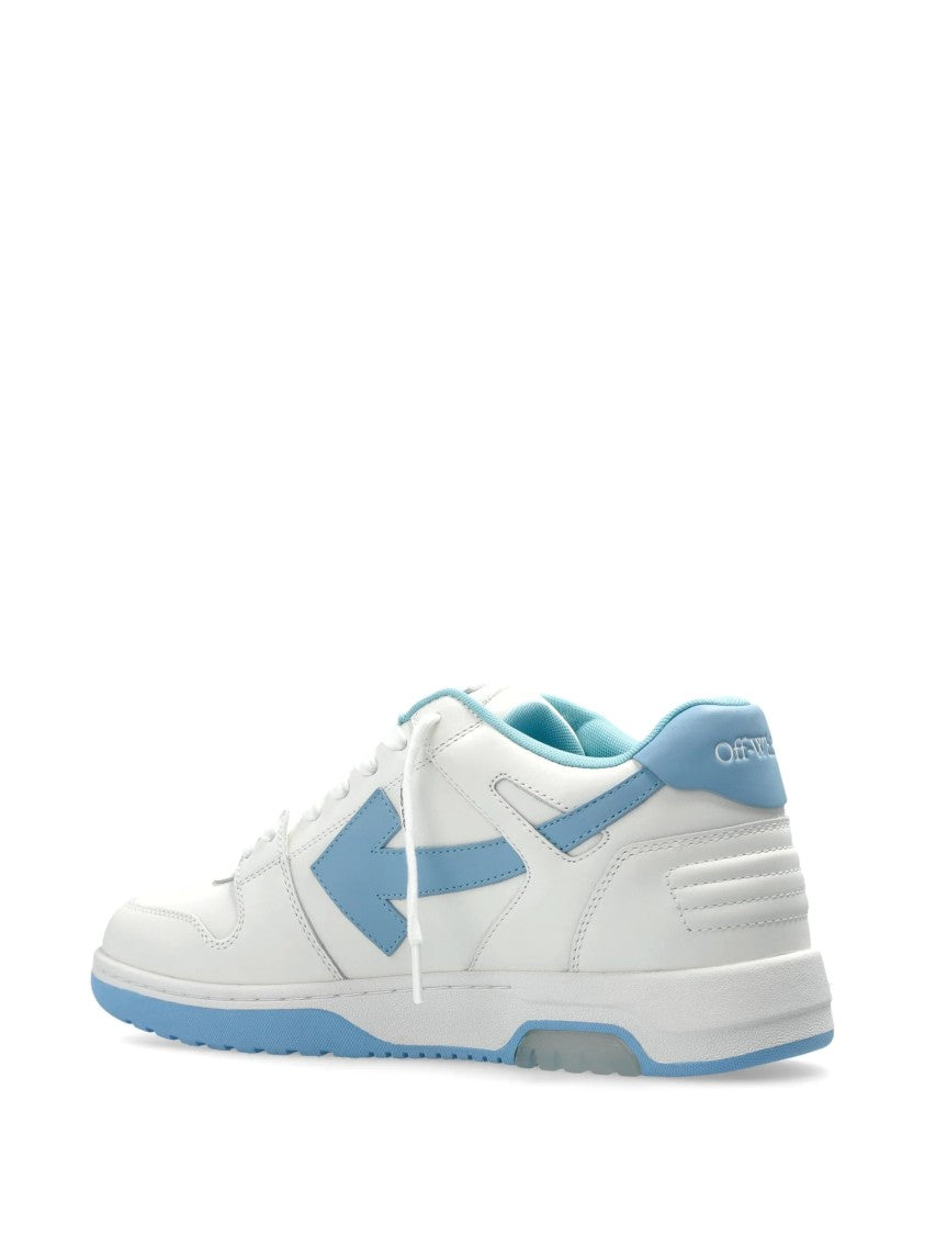 Off-White Low-Top Sneakers In Smooth Calf Leather With Signature Branding