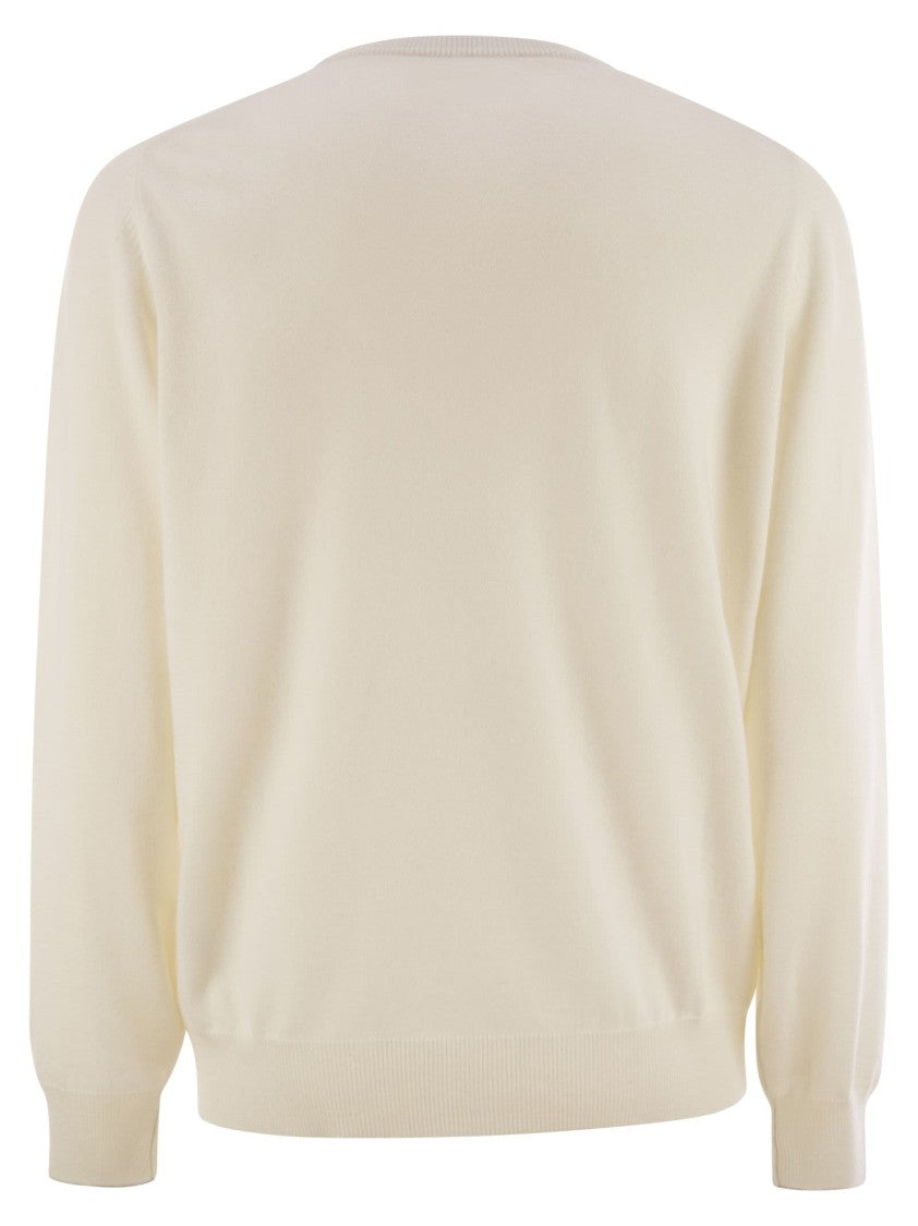 Brunello Cucinelli Pure Cashmere Crew-Neck Sweater