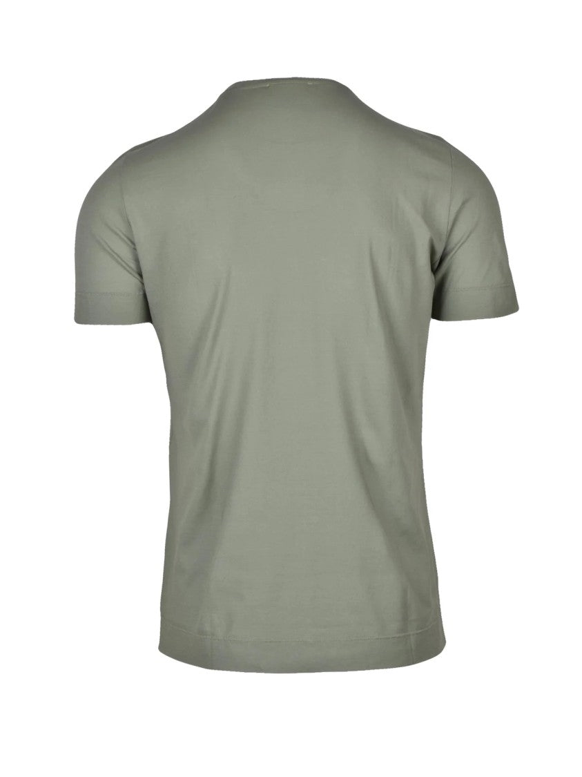 Fama Classic Olive Green Cotton T-Shirt