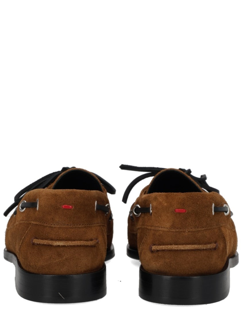 Aeydē Harris Cow Suede Lace-Up Loafers