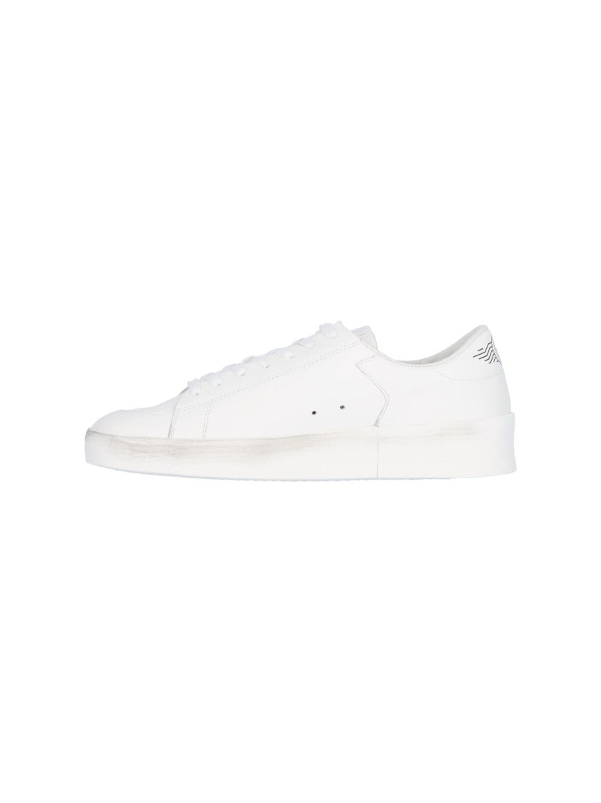 Golden Goose White Calf Leather  Low-Top Sneakers