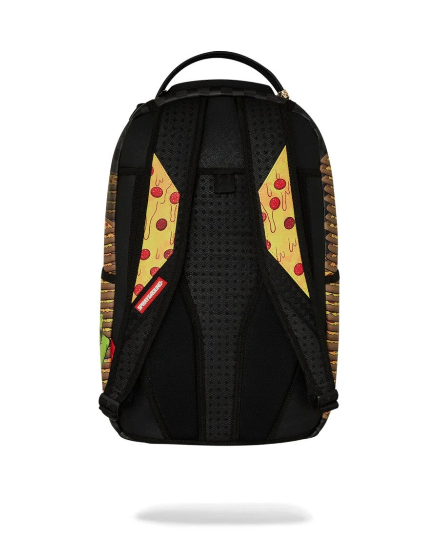 Sprayground Backpack With Playful Cartoon Cat