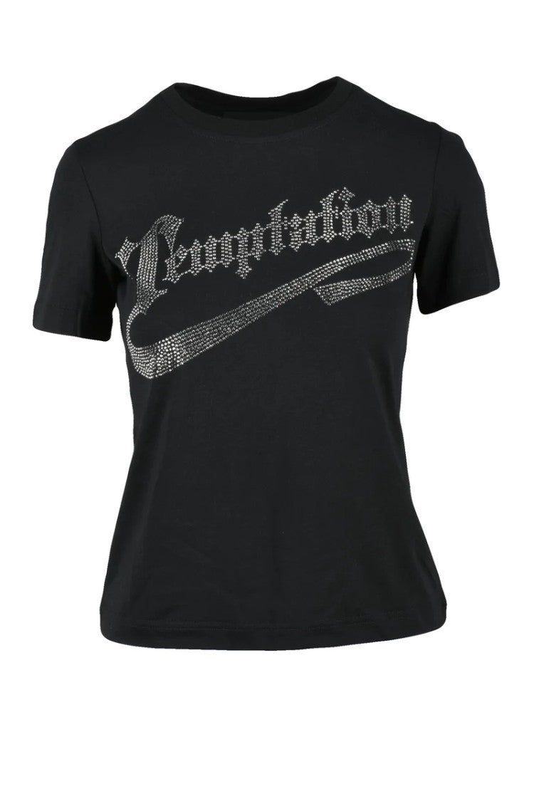 John Richmond Gothic Text Embellished John Richmond T-Shirt