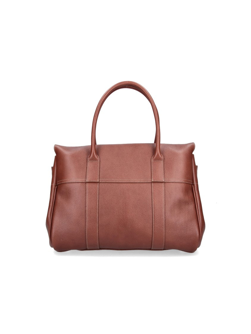 Mulberry Brown Bayswater Calf Leather Handbag