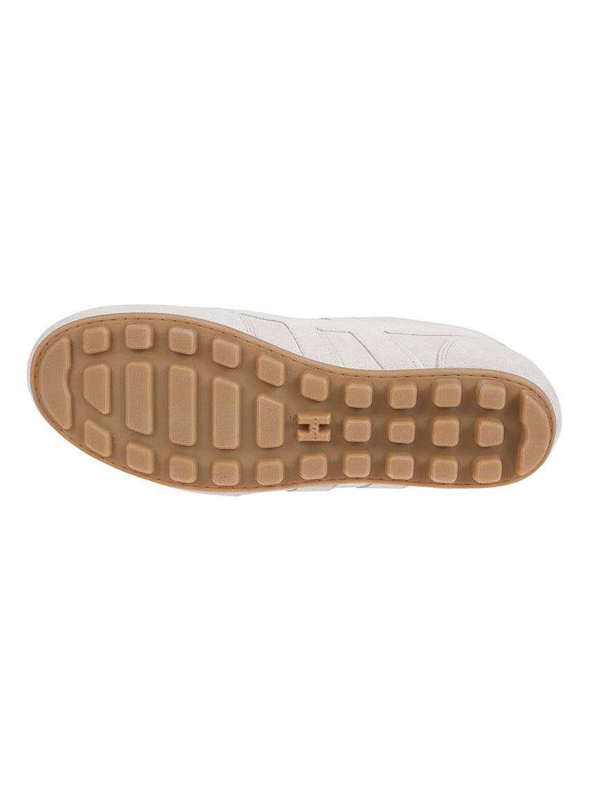 Hogan H693 Monochromatic Calf Leather Sneakers