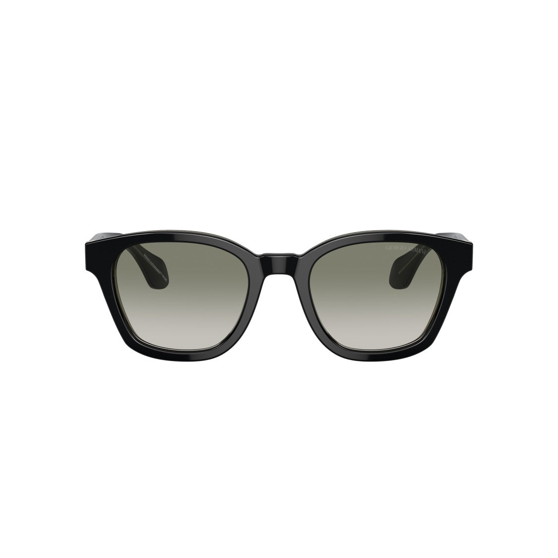 Giorgio Armani 0Ar8207 Square-Frame Black Acetate Sunglasses With Gradient Lenses