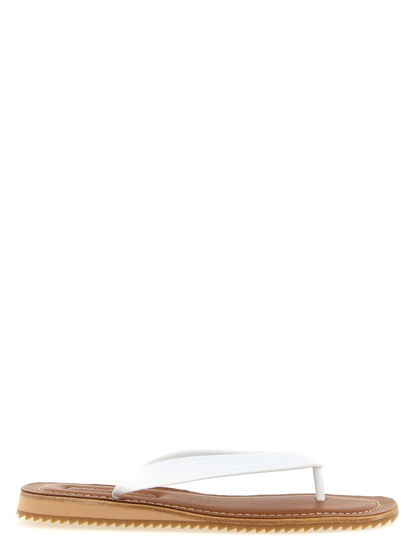 Miu Miu Logo Thong Sandals