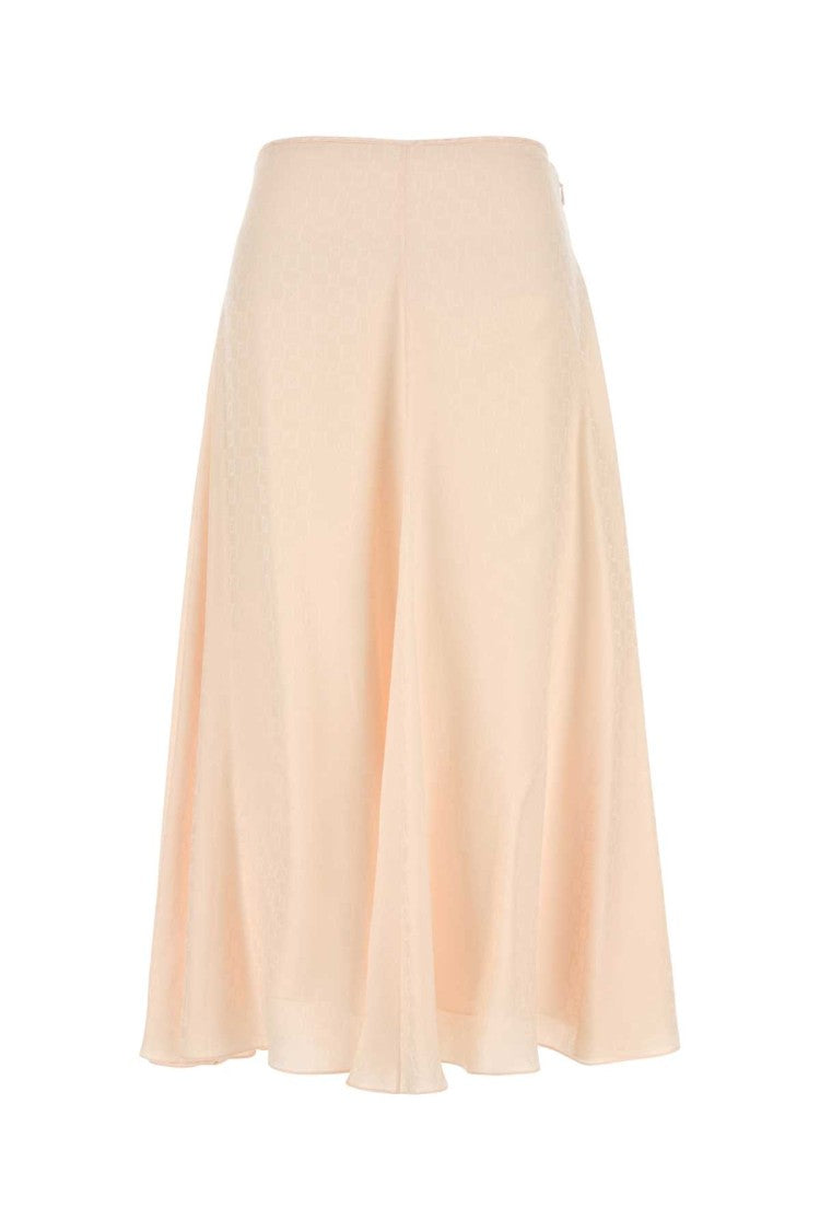 Fendi Light Pink Silk Skirt