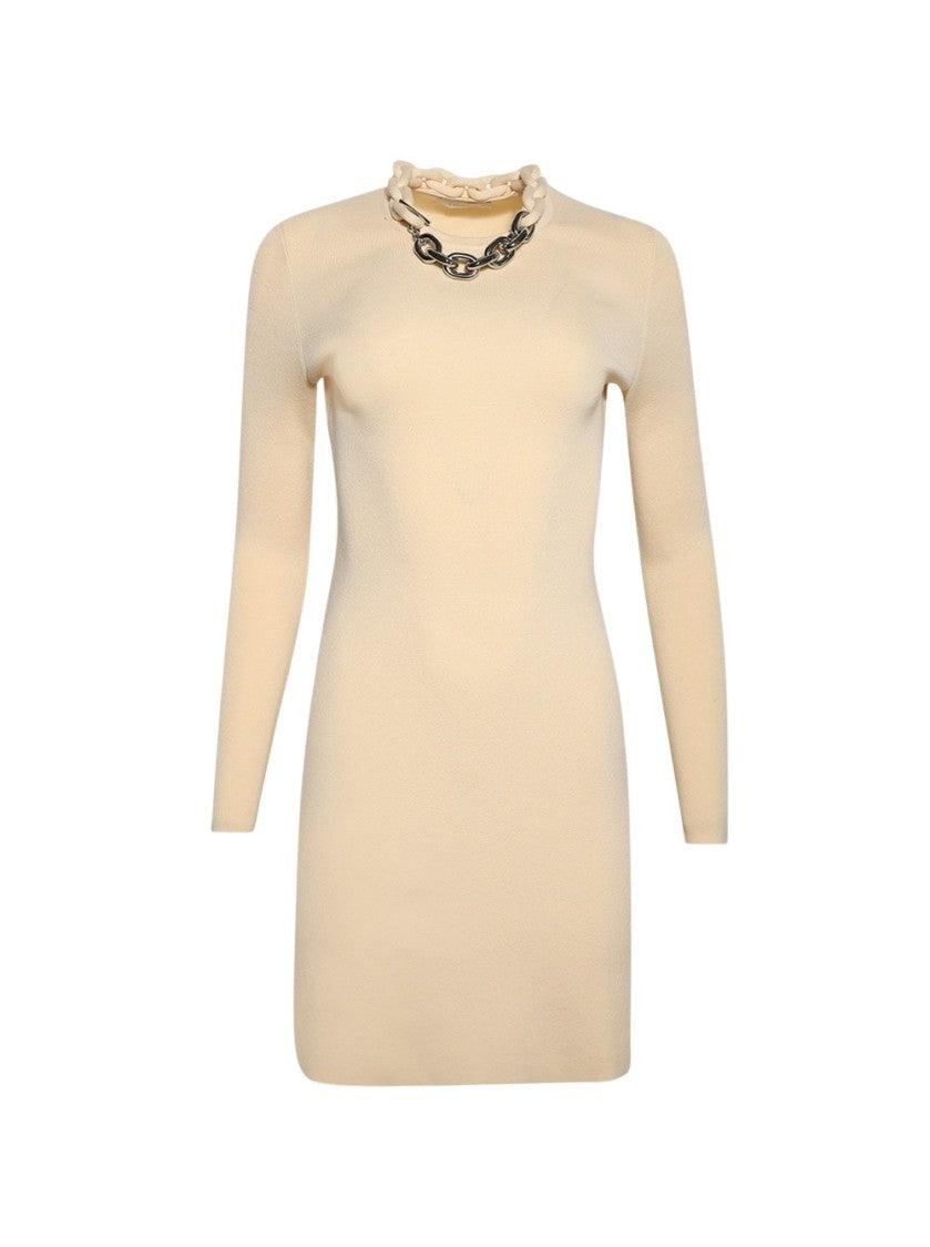 Rabanne Short Dress Cream